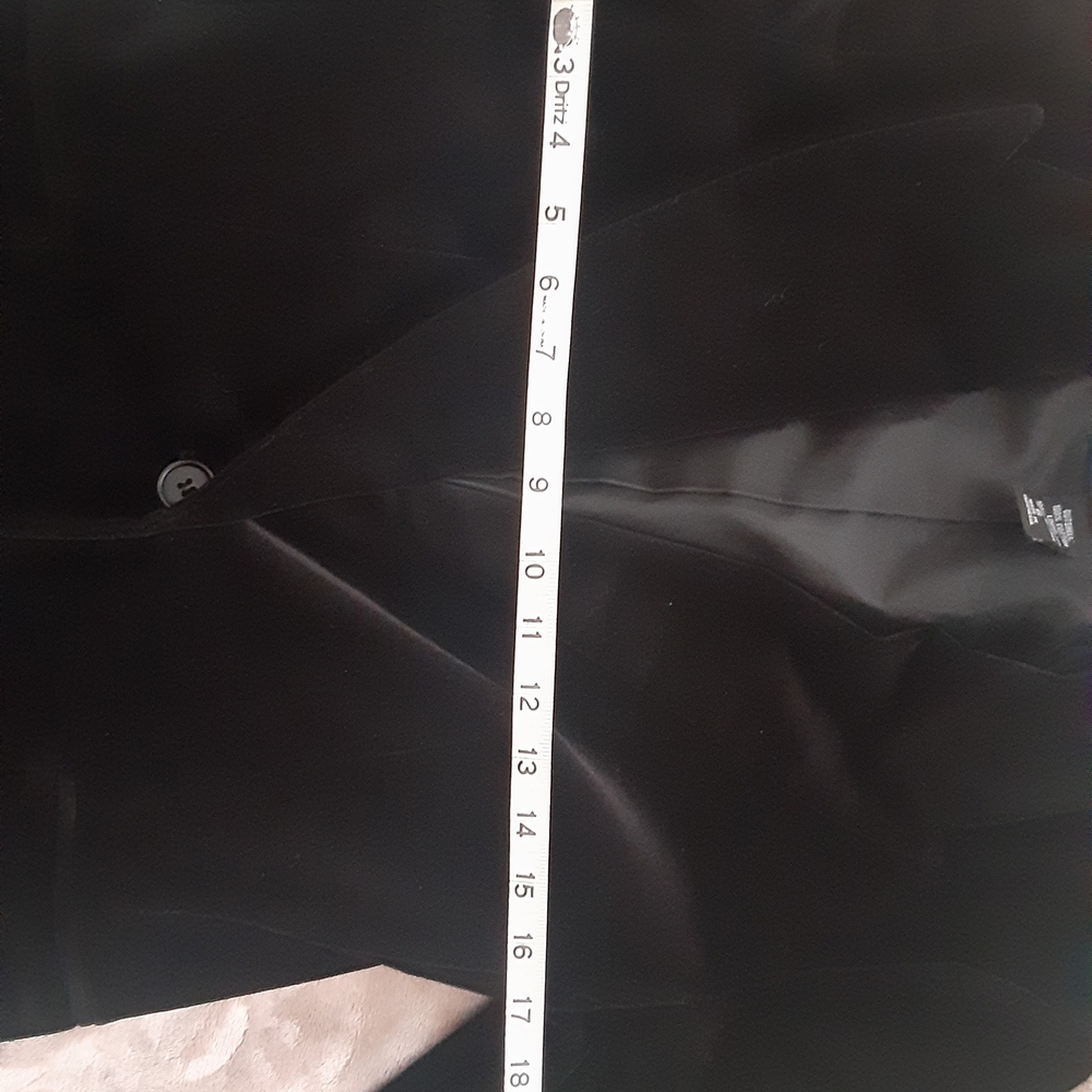Women's Black Felt Blazer - Picture 3 of 9